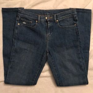New Lacoste Live blue denim skinny jeans 0-2/26